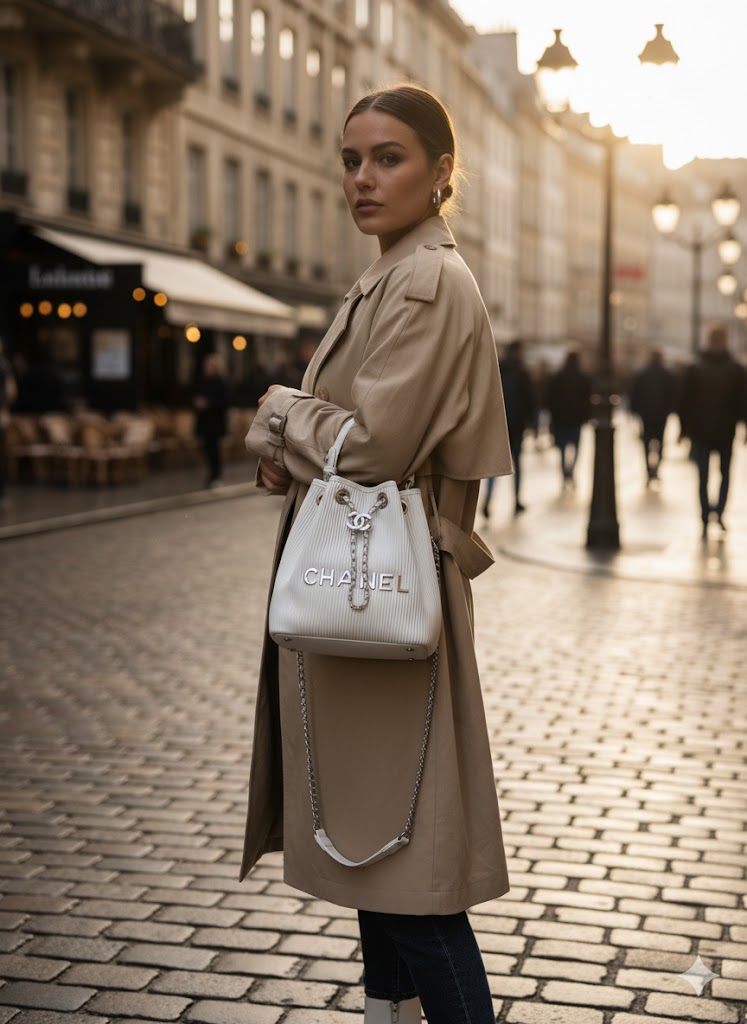 CHANEL Inspired 23CM Women Handbag – Luxury PU Leather Shoulder Bag for Women | Dubai Collection